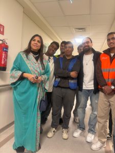 بالصور المجلس العربي للمسئولية المجتمعية ينظم زيارة لمستشفى أهل مصر للحروق بمشاركة مؤسسة حياة ومتطوعي جامعة المستقبل