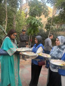 المجلس العربي للمسئولية المجتمعية بالتعاون مع مؤسسة حياة للتنمية المستدامة ينظم زيارة لمائدة المصراوية بالتجمع الخامس