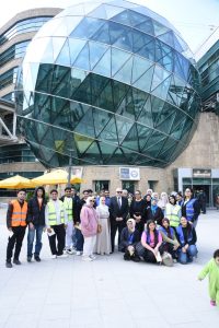 شركاء الخير للعام الثاني عشر زيارة طلابيه وتعليمية لدعم أطفال مستشفى ٥٧٣٥٧ ورسم البهجة للأطفال