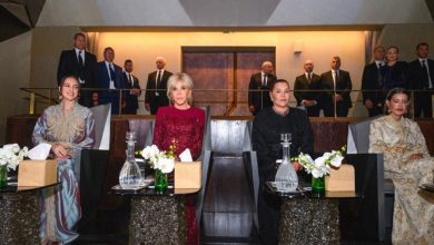 أميرات المملكة المغربية وعقيلة الرئيس الفرنسي يشهدن العرض الافتتاحي للمسرح الملكي في الرباط