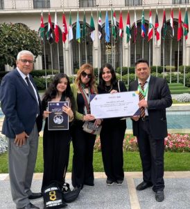 ستاند باي Ai تفوز بالجائزة الفضية لمسابقة وسام الخير في جامعة الدول العربية