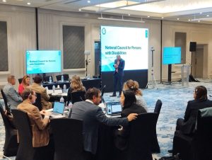 المشرف العام على "القومي للأشخاص ذوي الإعاقة" تُشارك في اجتماع جامعة الدول العربية ووكالات الأمم المتحدة المعنية بملف ذوي الإعاقة