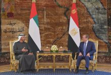 الرئيسان السيسي وبن زايد يرحبان بإتفاق وقف إنهاء حرب إيران ويبحثان تطورات أوضاع المنطقة 8 الرئيسان السيسي وبن زايد يرحبان بإتفاق وقف إنهاء حرب إيران ويبحثان تطورات أوضاع المنطقة
