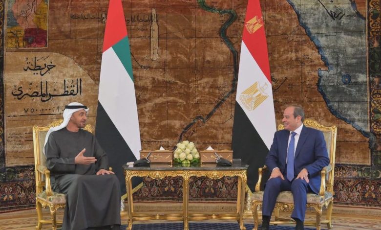 الرئيسان السيسي وبن زايد يرحبان بإتفاق وقف إنهاء حرب إيران ويبحثان تطورات أوضاع المنطقة 1 الرئيسان السيسي وبن زايد يرحبان بإتفاق وقف إنهاء حرب إيران ويبحثان تطورات أوضاع المنطقة
