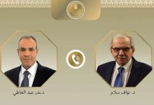 وزير الخارجية يبحث مع رئيس الوزراء اللبناني تطورات الأوضاع في لبنان