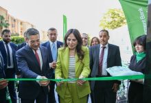 المهندسة راندة المنشاوي وزيرة الإسكان تفتتح مركز الإسكان المتخصص التابع لبنك التعمير والإسكان بمدينة القاهرة الجديدة