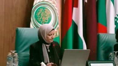 إيناس الفرجاني تلقي كلمة الأمانة العامة لجامعة الدول العربية بالملتقى الدولي العربي للمرأة الدبلوماسية