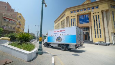 قافلة الحماية الاجتماعية من صندوق تحيا مصر تصل الفيوم لدعم 10 آلاف أسرة من الأولى بالرعاية* القافلة تضم معرض "دكان الفرحة" بـ *100 ألف قطعة، وتوزيع 1.5 طن لحوم، ودعم ذوي الهمم، وتيسير زواج 10 فتيات* ضمن حزمة متكاملة من برامج الحماية الاجتماعية.