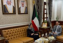 المندوب الدائم لدولة الكويت لدى جامعة الدول العربية يستقبل المديرة التنفيذية لمنظمة تنمية المرأة