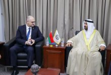 رئيس البرلمان العربي يستقبل سفير جمهورية بيلاروسيا لدى جمهورية مصر العربية