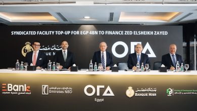 بنك التعمير والإسكان يشارك في تحالف مصرفي يقوده بنك مصر لترتيب تمويل مشترك إضافي بقيمة 4 مليارات جنيه لصالح شركة أورا ديفلوبرز إيجيبت لتمويل مشروع زد "الشيخ زايد" ليصل إجمالي التمويل إلى 9 مليارات جنيه