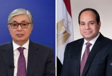قاسم جومارت رئيس كازاخستان يرسل برقية تهنئة إلى السيد الرئيس عبد الفتاح السيسي بمناسبة عيد ثورة ٢٣ يوليو