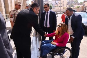 محافظ دمياط يستقبل المشرف العام على المجلس القومى للأشخاص ذوي الإعاقة فى مستهل زيارتها للمحافظة