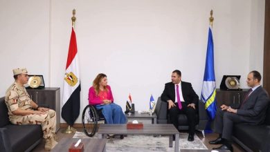 محافظ دمياط يستقبل المشرف العام على المجلس القومى للأشخاص ذوي الإعاقة فى مستهل زيارتها للمحافظة