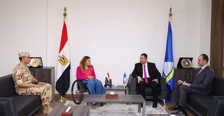 محافظ دمياط يستقبل المشرف العام على المجلس القومى للأشخاص ذوي الإعاقة فى مستهل زيارتها للمحافظة 1 محافظ دمياط يستقبل المشرف العام على المجلس القومى للأشخاص ذوي الإعاقة فى مستهل زيارتها للمحافظة