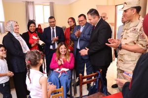 ضمن جولتهما بمحافظة دمياط.. المشرف العام على "القومى للأشخاص ذوي الإعاقة" ومحافظ دمياط يتفقدان مركز رحمة لرعاية وتأهيل وتدريب ذوى الإعاقة بالسنانية