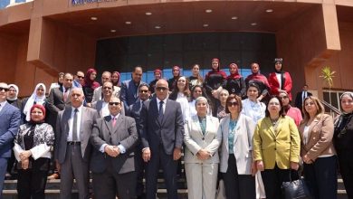 خلال زيارتها لمحافظة كفر الشيخ: المستشارة أمل عمار تزور جامعة كفر الشيخ