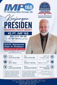 رئيس اتحاد الجامعات الدولي يزور شركة PT. IMP 168 في إندونيسيا لتعزيز الشراكة بين التعليم العالي والصناعة