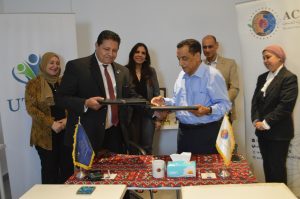المجلس العربي للمسؤولية المجتمعية يوقع بروتوكول تعاون مع «الألكسو» ومؤسسة الفريق التطوعي لتعزيز العمل المناخي