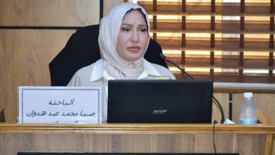 بمقر كليّة التّربية للعلـــــوم الإنســــانيّة بجـامعة الأنبار .. منــاقشة أطروحة دكتوراه بعنوان :( تقنيات السرد في أراجيز العرب ديوان رؤبة بن العجاج أنموذجاً ) 
