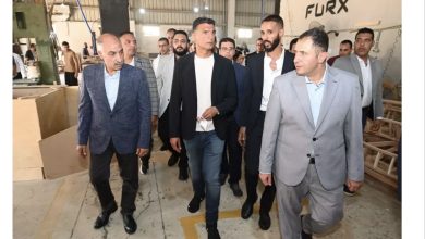 في مستهل زيارته الحالية لمحافظة دمياط وزير الصناعة ومحافظ دمياط يتفقدان مدينة دمياط للأثاث للتعرف على الموقف التنفيذي للمدينة