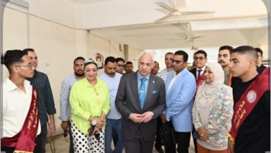 رئيس جامعة أسيوط يتفقد أعمال الكشف الطبي للطلاب الجدد للعام الجامعي 2026/2027