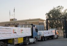 دخول 5 قوافل مساعدات إماراتية إلى قطاع غزة تحمل 683 طناً من المساعدات الإنسانية