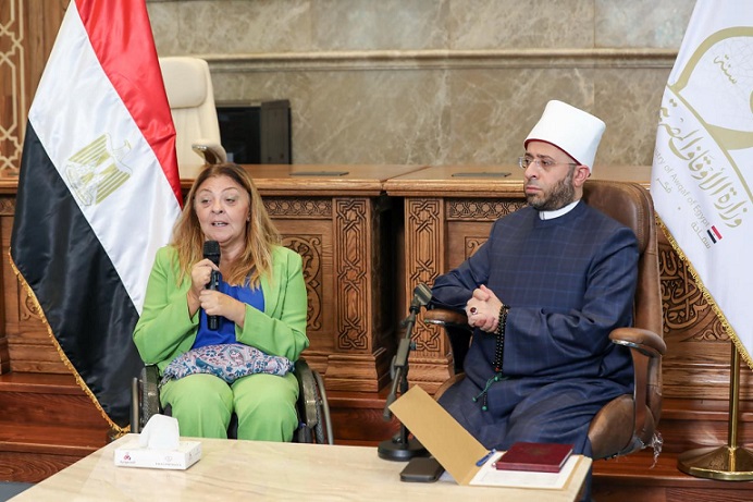 لدعم جهود الوزارة في تكريم المتميزين.. المشرف العام على "القومي للأشخاص ذوي الإعاقة" تشهد احتفالية وزارة الأوقاف لتكريم 8 متميزين من ذوي الإعاقة 1 لدعم جهود الوزارة في تكريم المتميزين.. المشرف العام على "القومي للأشخاص ذوي الإعاقة" تشهد احتفالية وزارة الأوقاف لتكريم 8 متميزين من ذوي الإعاقة