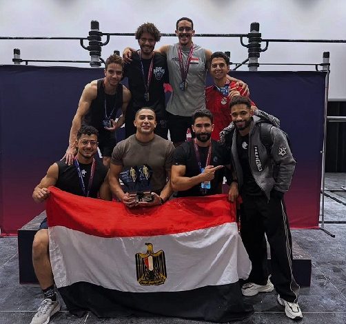 منتخب مصر للياقة البدنية و«ستريت وورك أوت» يتوج بعرش العالم بـ6 ميداليات في بطولة الكالستنكس 1 منتخب مصر للياقة البدنية و«ستريت وورك أوت» يتوج بعرش العالم بـ6 ميداليات في بطولة الكالستنكس