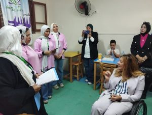 خلال جولتها بمحافظة بورسعيد.. المشرف العام على القومي للأشخاص ذوي الإعاقة تتفقد حضانة "سواسية" الدامجة للأطفال ذوي الإعاقة الذهنية 6 خلال جولتها بمحافظة بورسعيد.. المشرف العام على القومي للأشخاص ذوي الإعاقة تتفقد حضانة "سواسية" الدامجة للأطفال ذوي الإعاقة الذهنية