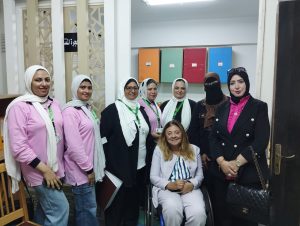 خلال جولتها بمحافظة بورسعيد.. المشرف العام على القومي للأشخاص ذوي الإعاقة تتفقد حضانة "سواسية" الدامجة للأطفال ذوي الإعاقة الذهنية