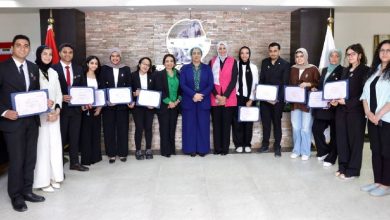 رئيسة القومي للمرأة تلتقي طلاب التدريب الصيفي وتستمع إلى رؤيتهم حول قضايا المرأة