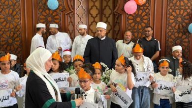 «الأوقاف» تختتم النشاط الصيفي بمسجد الجامع الكبير بمدينتي وتكرّم الأطفال المشاركين