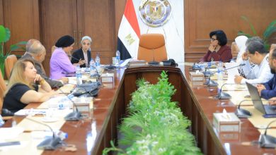 المديرة التنفيذية لصندوق رعاية المسنين تبحث مع رئيسة «الاتحاد المصري» سبل دعم كبار السن