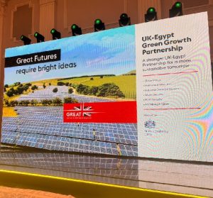 وكيل كلية التربية النوعية بجامعة القاهرة تشارك في إطلاق الشراكة المصرية البريطانية للنمو الأخضر بحضور وزيرة بريطانية